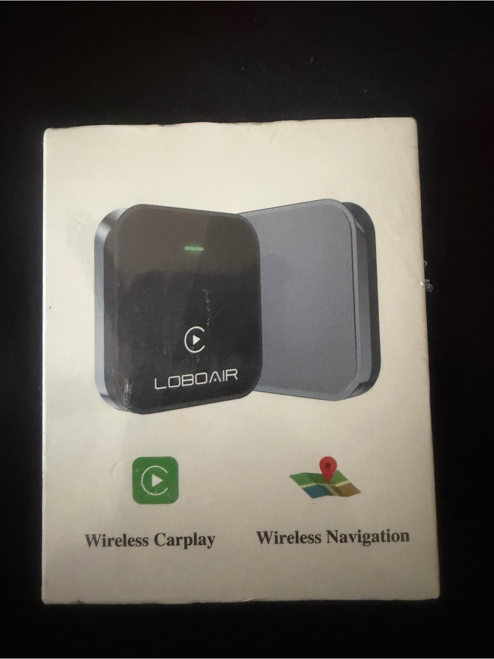 LoboAir Wireless CarPlay Adapter - Black